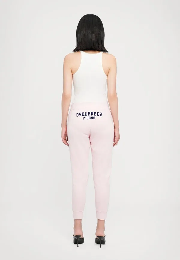 Идеально сидящие спортивные штаны Dsquared2, Pink/Dark Navy — фото 3