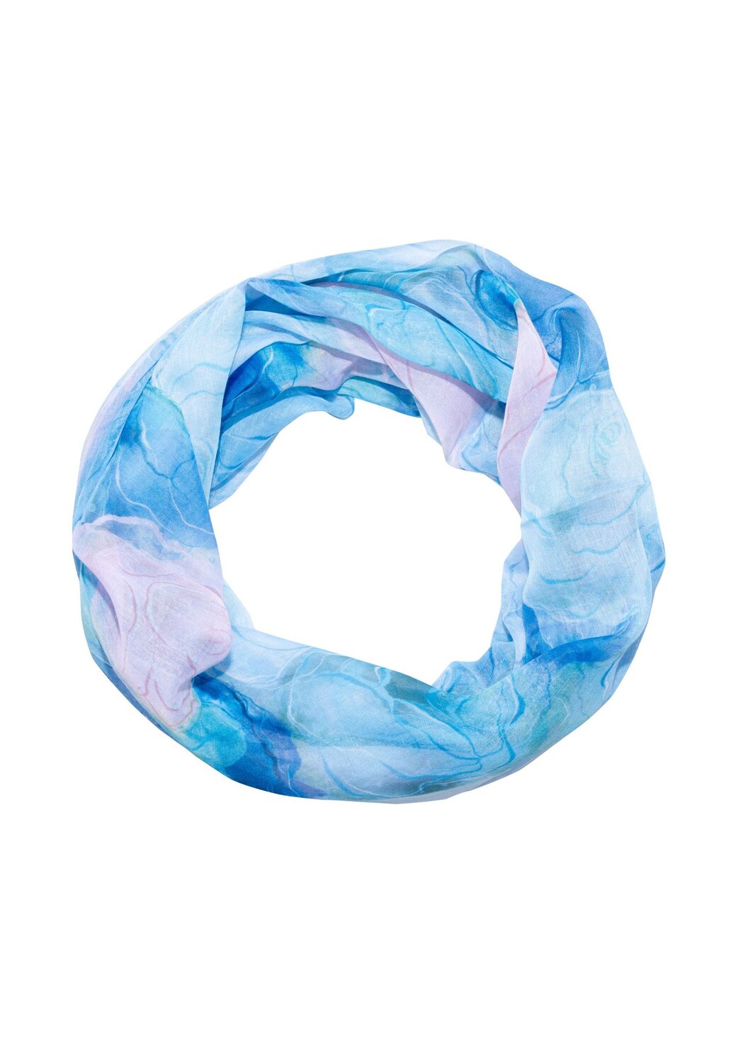 

Scarf Loop Lotta Легкий, мягкий и тонкий шарф, круглый шарф с узорами Seasons of April, синий