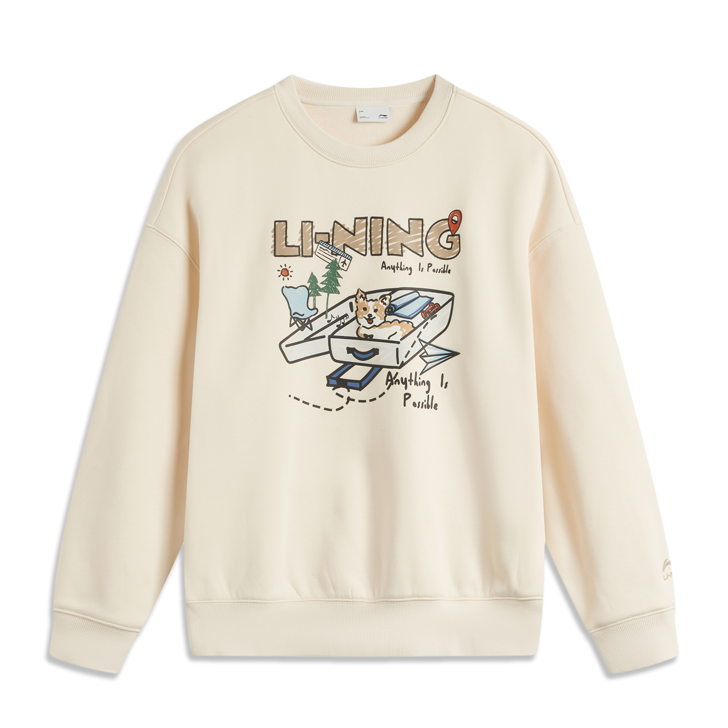 

Толстовка LiNing Sports Life Collection женская лебединая белая