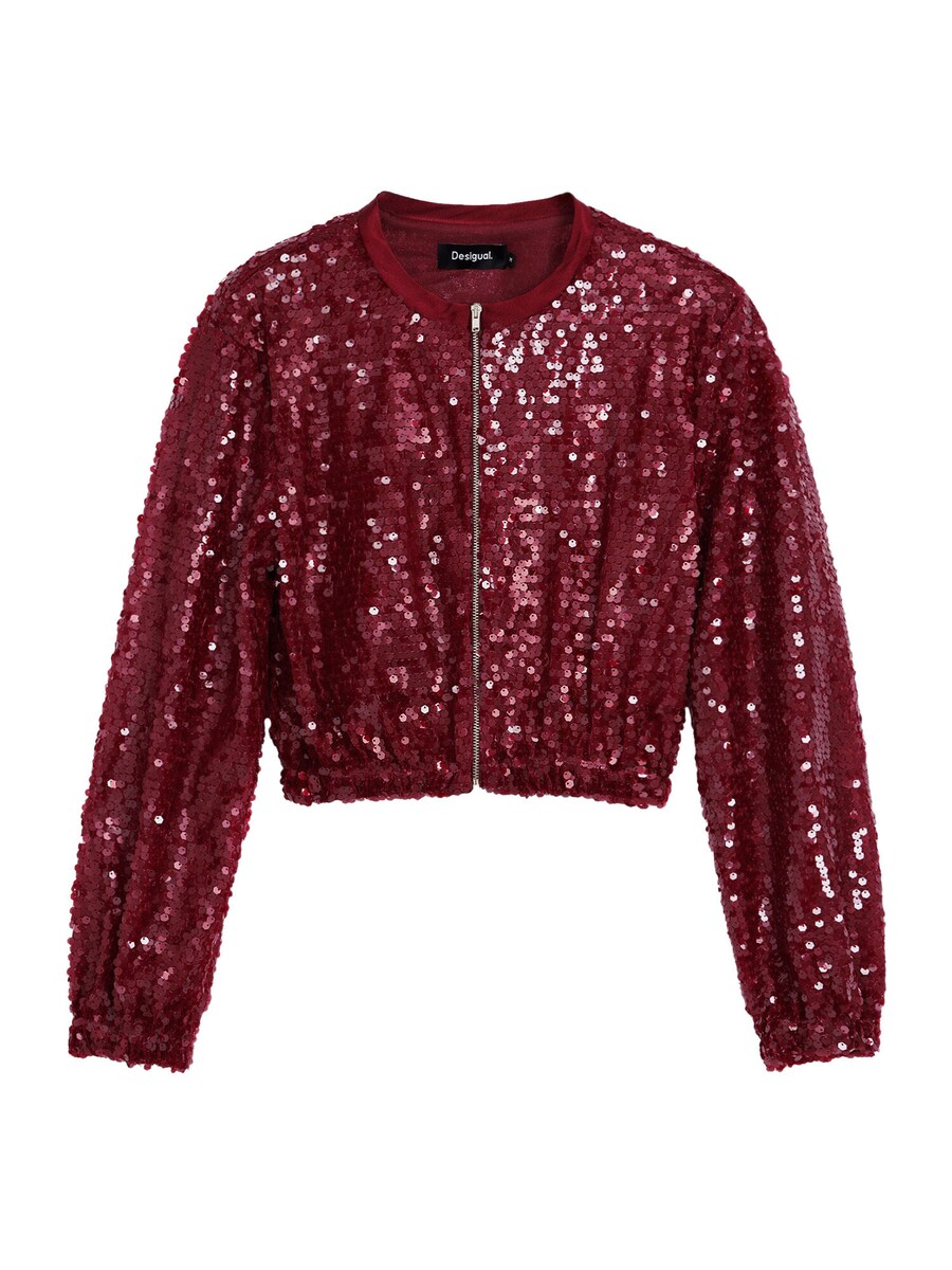 

Толстовка с капюшоном на молнии Desigual, бордовый