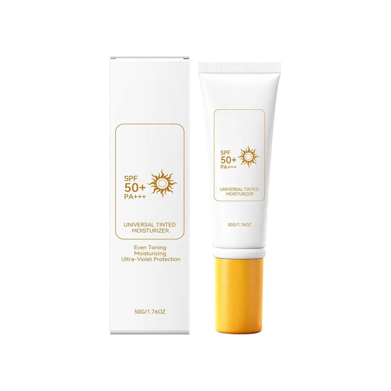 Тонирующий солнцезащитный крем для лица, 50 г Ovelle, 1Pcs