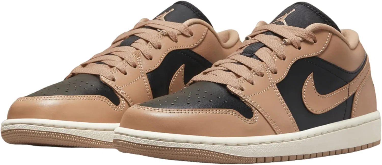 Nike Мужские кроссовки Jordan Air 1 Low, Desert/Black-Sail — фото 3