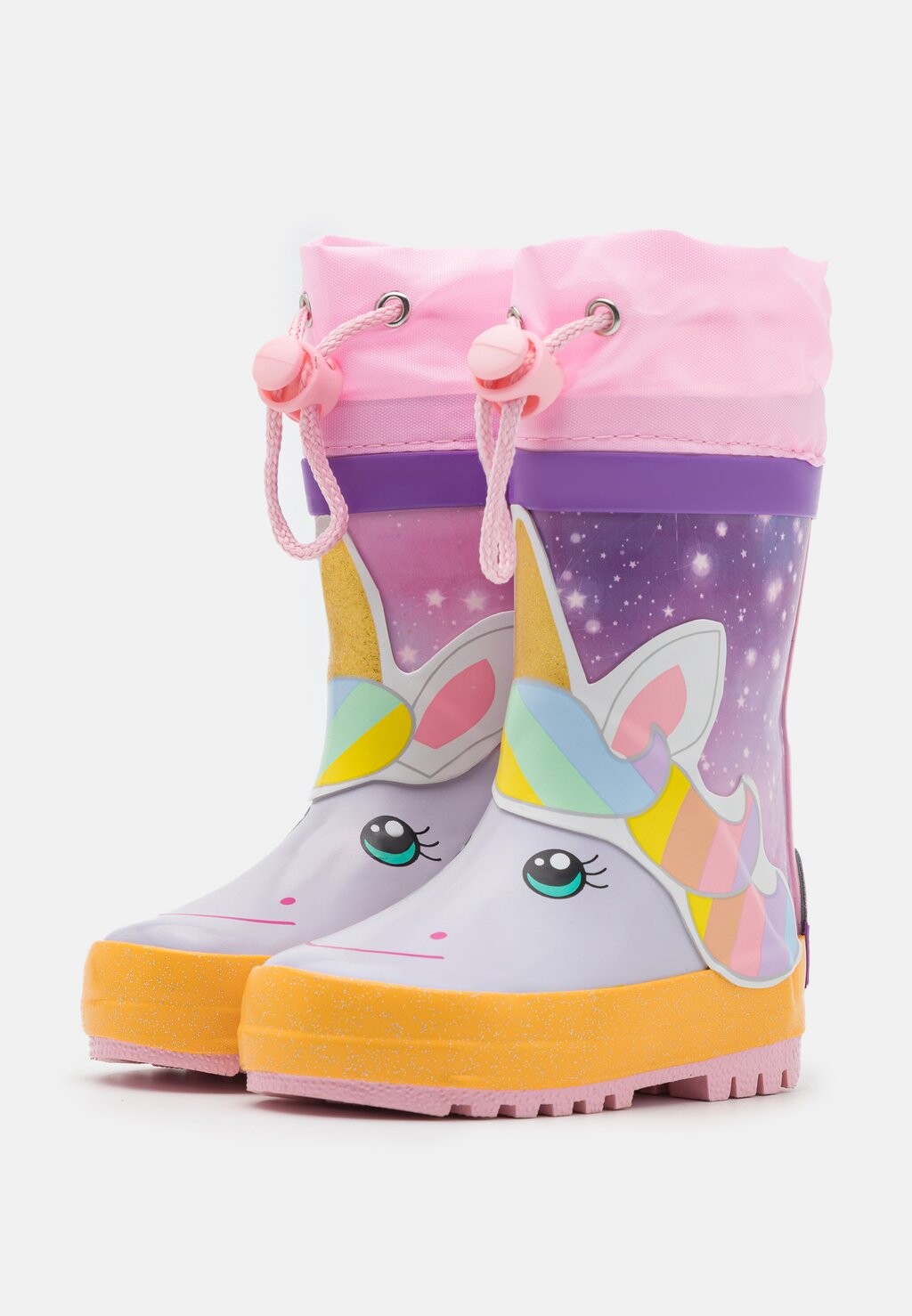 Сапоги резиновые Einhorn Playshoes, цвет rosa — фото 2
