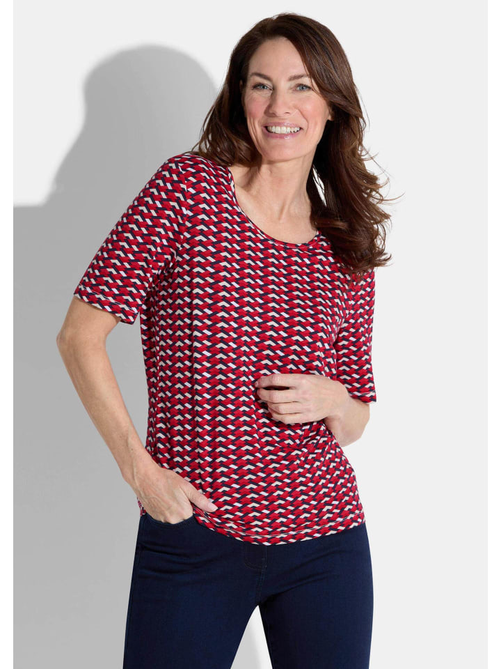 

Рубашка красного / темно-синего / белого цвета / с узором GOLDNER