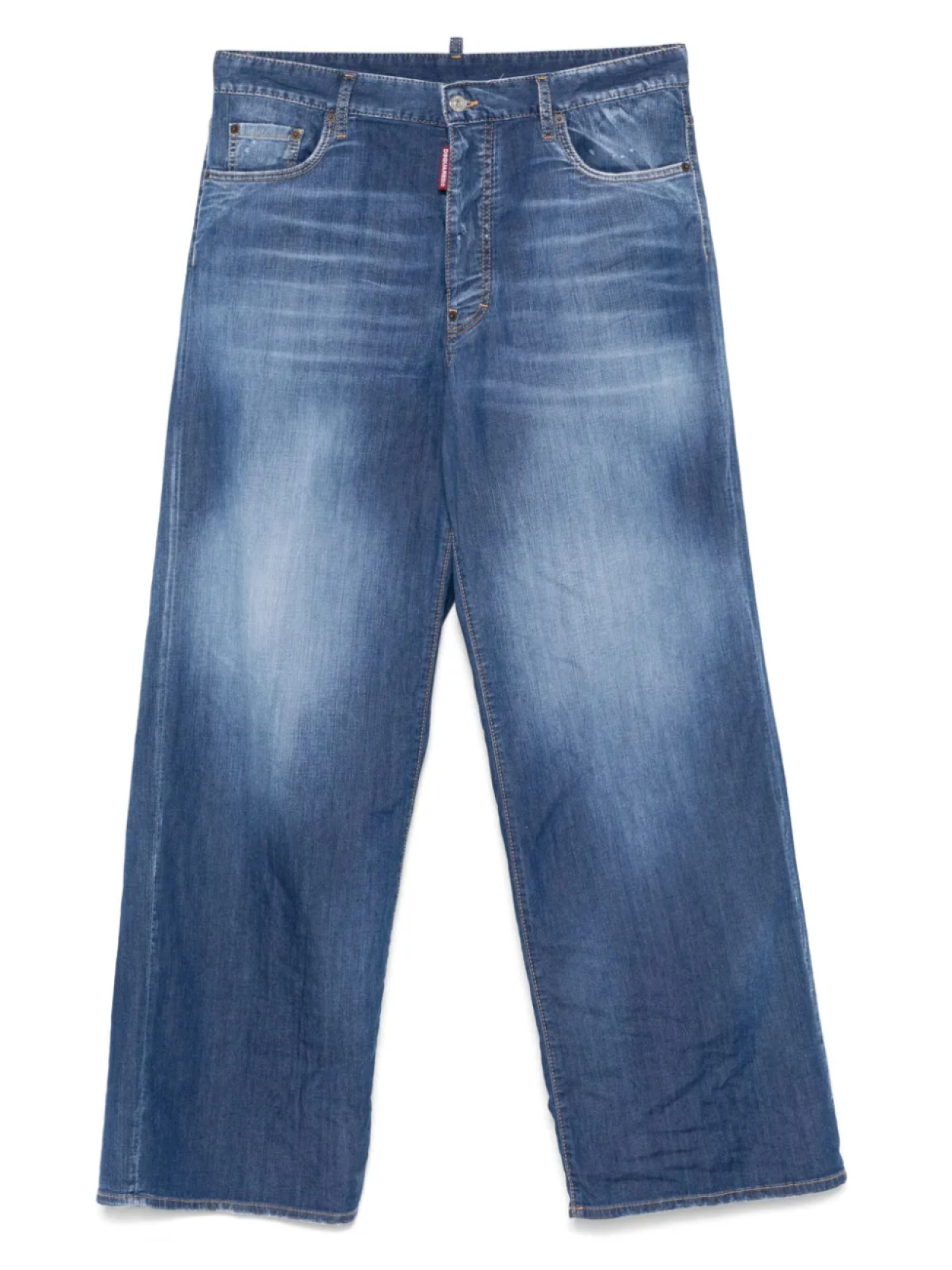 

DSQUARED2 джинсы с вышитым логотипом, синий