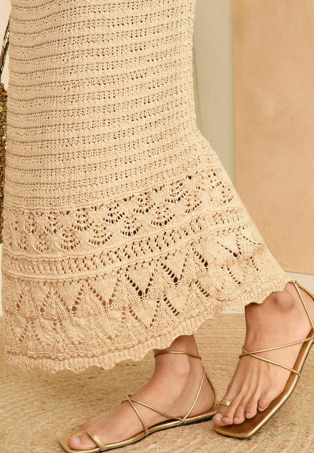 

Юбка макси Love & Roses, кремовый