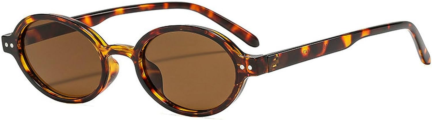 

Солнцезащитные очки COTIA в стиле ретро, ​​овальные, для женщин и мужчин, маленькая оправа, винтажный дизайн 90-х, стильные солнцезащитные очки, индивидуальные очки для активного отдыха, Leopard