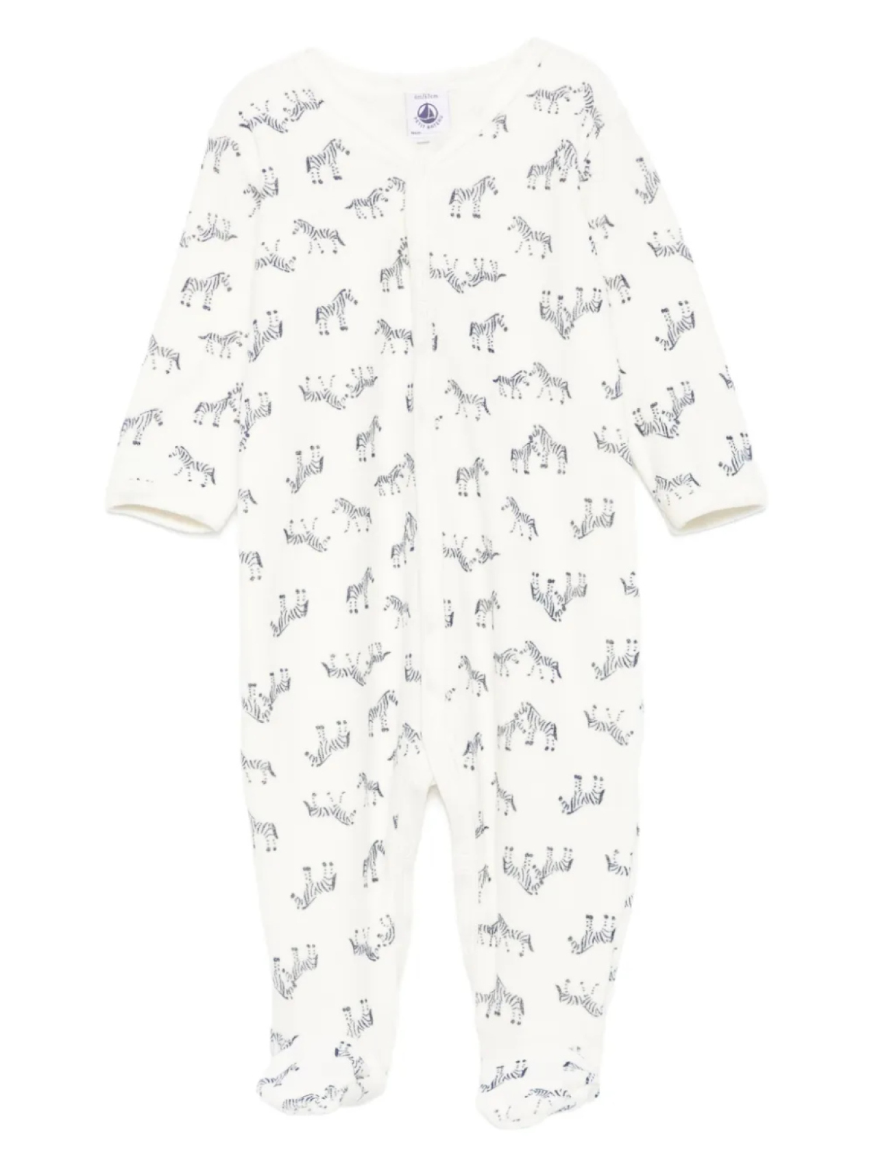 

Комбинезон с принтом «зебра» Petit Bateau, нейтральный