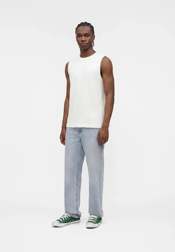 Майка-борцовка Gap, new off-white, цвет новый светло-бежевый — фото 2
