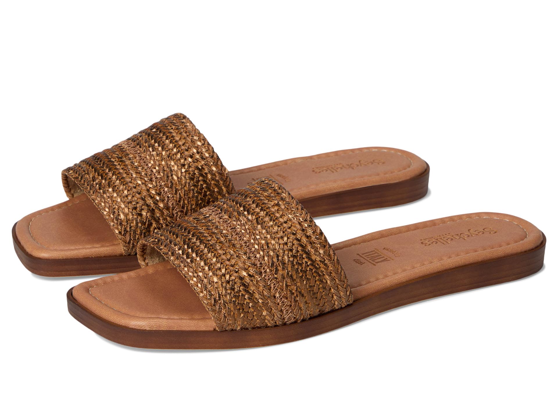 Сандалии Seychelles Palms Perfection Metallic Sandal, цвет Bronze Polyurethane