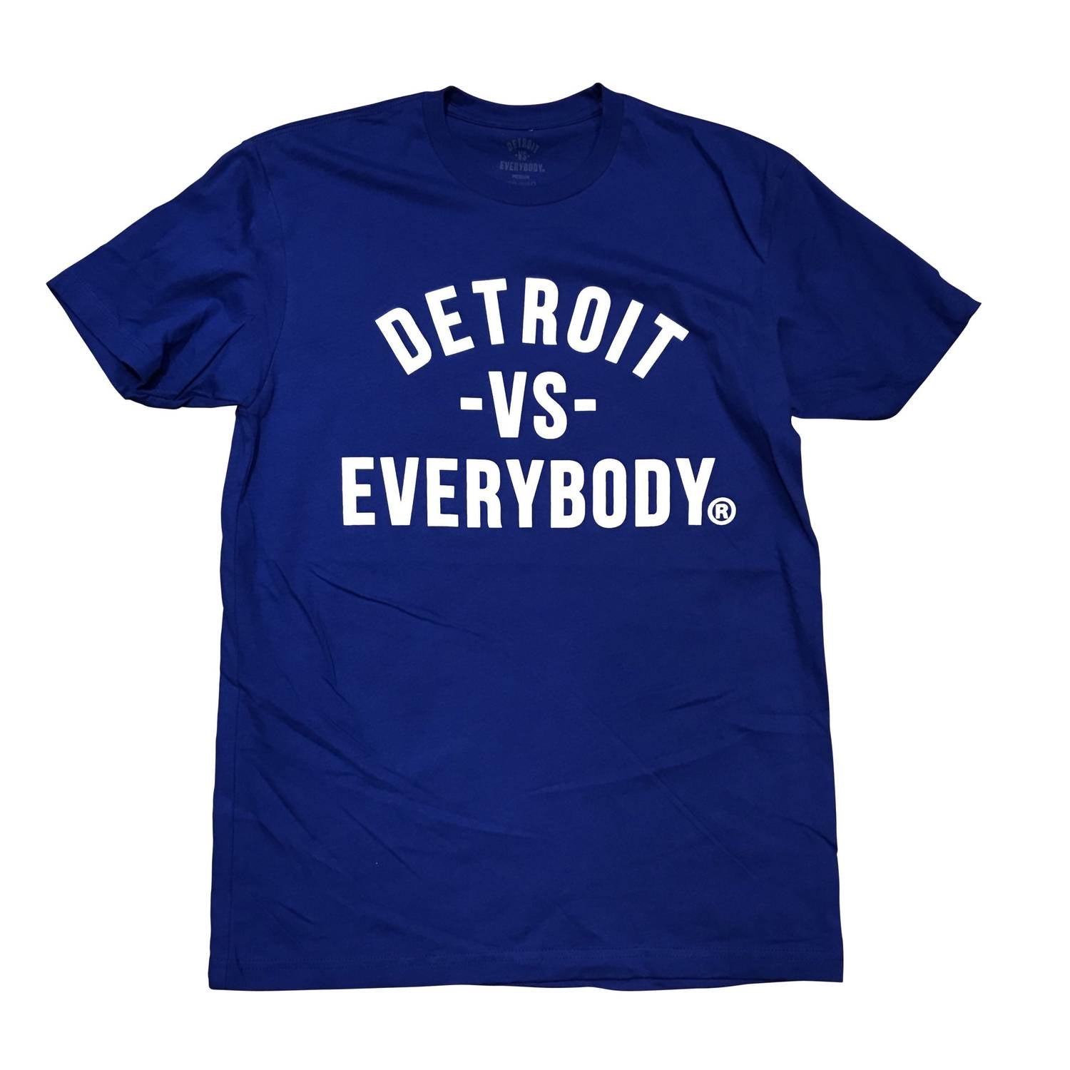 

Мужская футболка Detroit в королевском синем/белом цвете VS EVERYBODY