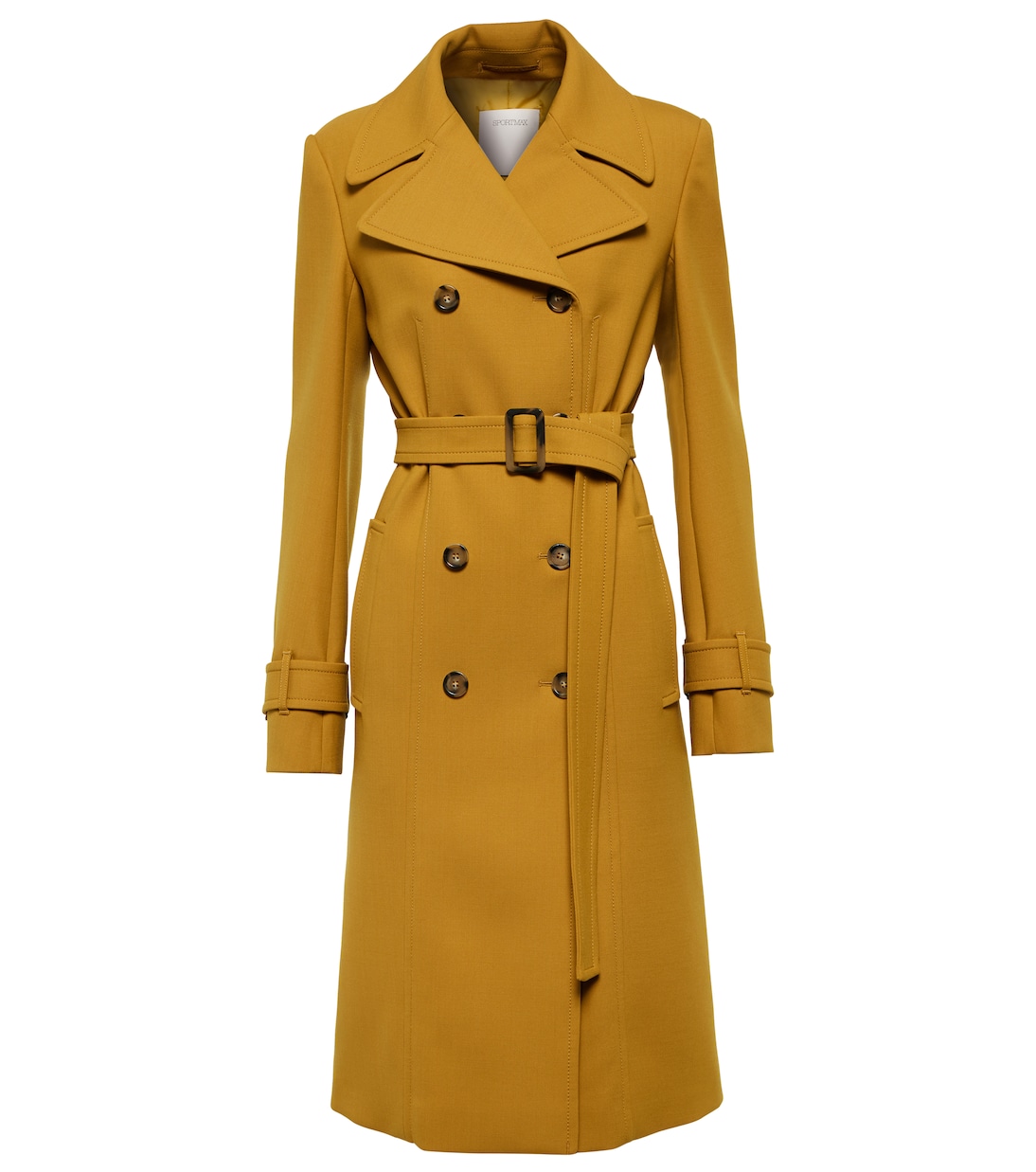 

Пальто Pavidi из смесовой шерсти Sportmax, Senape