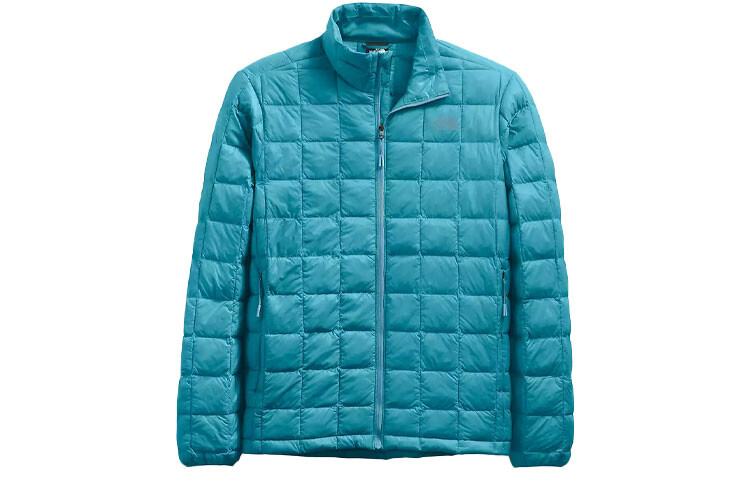 

Пуховик мужской бирюзовый The North Face, голубой