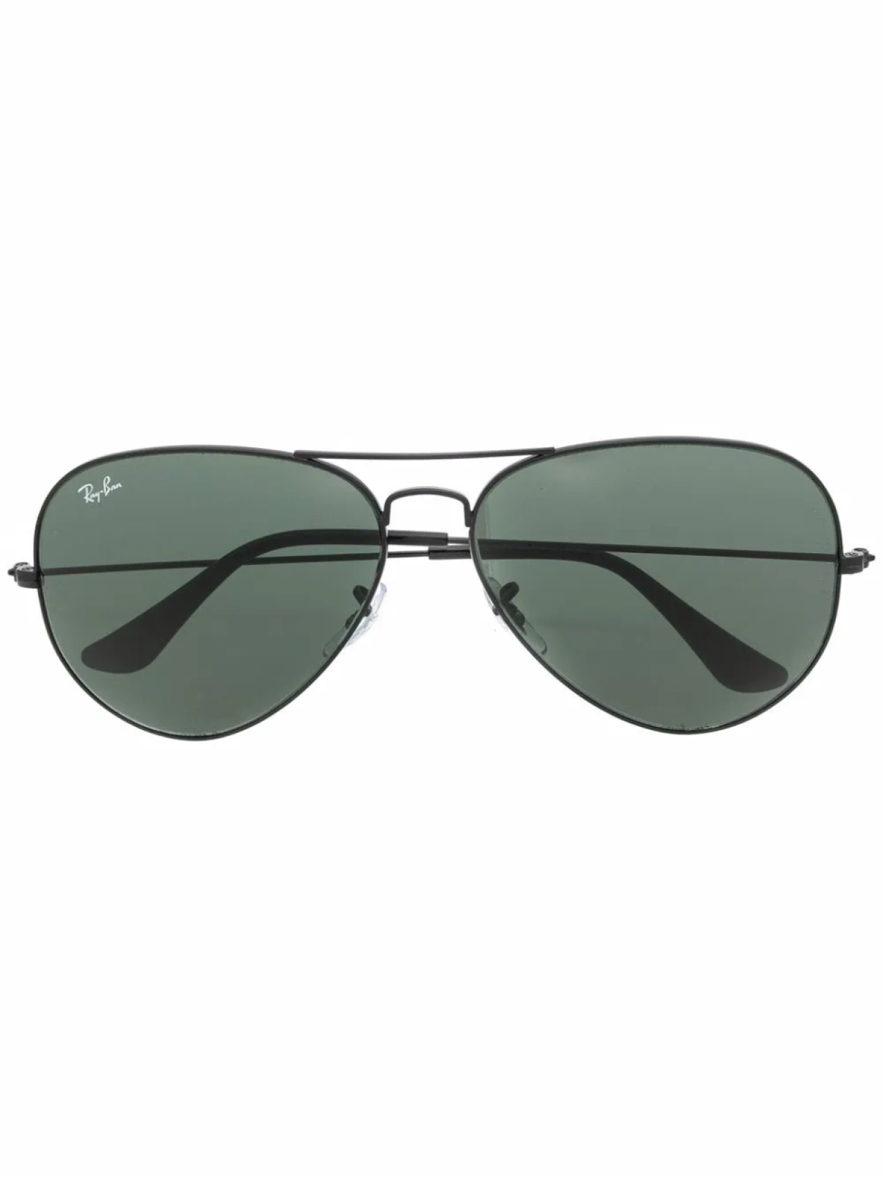 

Ray-Ban солнцезащитные очки-авиаторы, черный