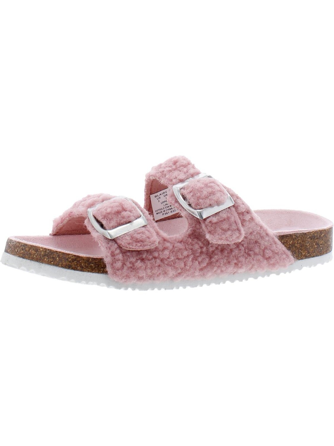 

Сандалии Blaire Girls с пряжкой из искусственного меха Dr. Scholl's Shoes, розовый