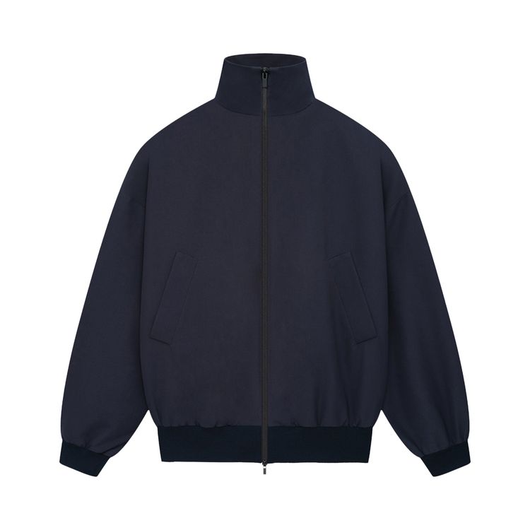 

Куртка Fear of God High Neck Track Jacket 'Navy', синий