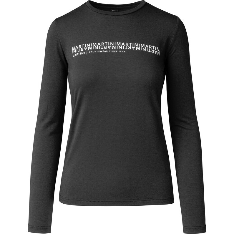 

Женская футболка Wildtrack с длинным рукавом Martini Sportswear, черный