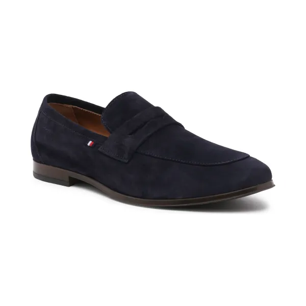 

Кожаные лоферы Tommy Hilfiger, синий