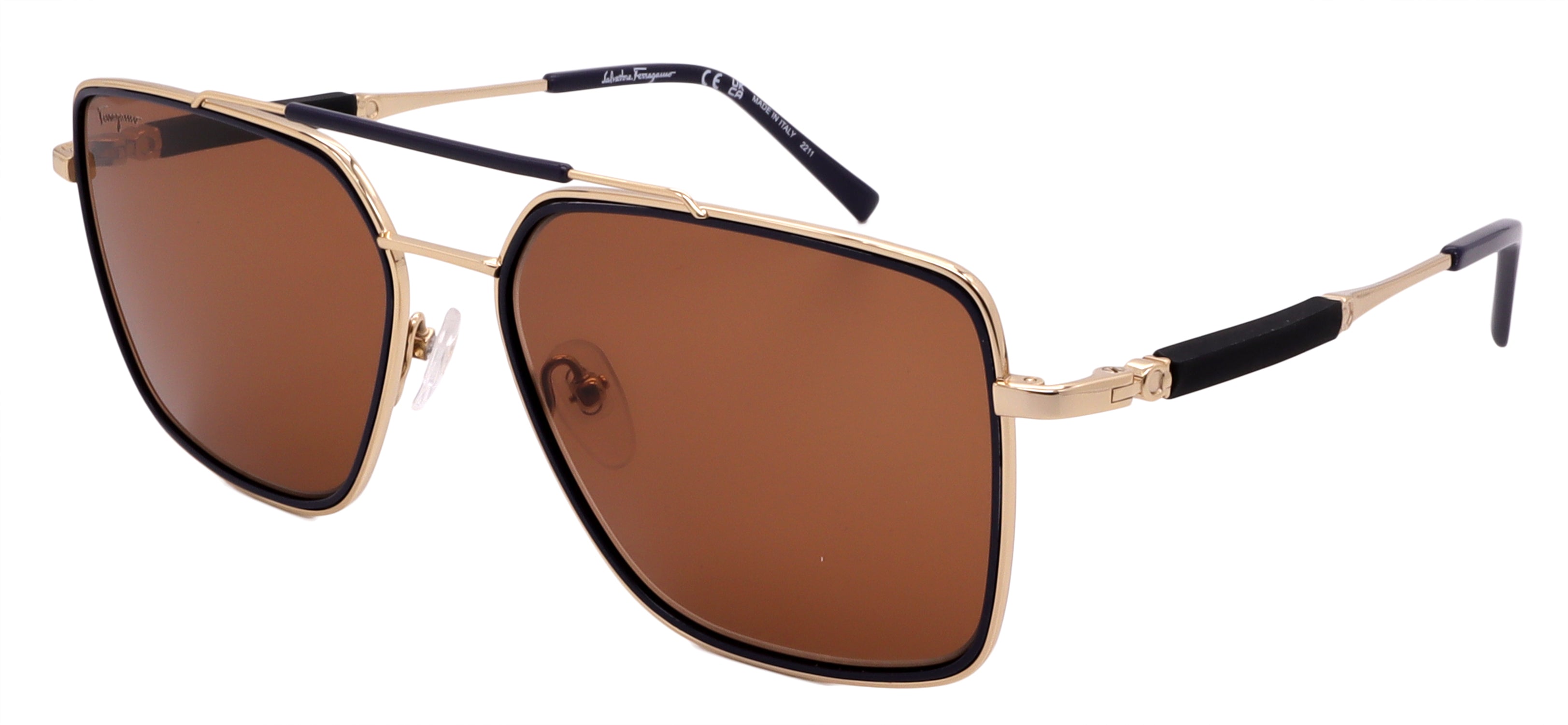 

Мужские солнцезащитные очки Salvatore Ferragamo, золотой
