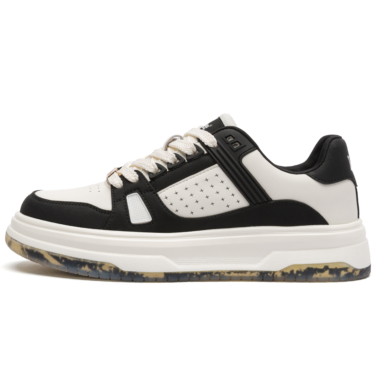 

Lee White Sneakers Height Increasing Lightweight Slip Resistant Low top Skateboard Shoes Men's