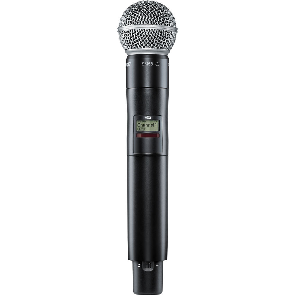 

Беспроводной передатчик Shure AD2/SM58 Digital Handheld Wireless Microphone AD2/SM58-G57