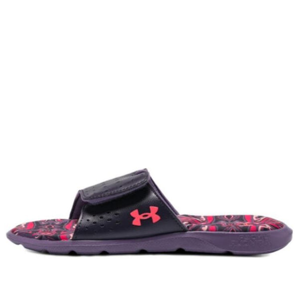 Тапочки ignite pro graphic footbed slides 'tux purple marble' Under Armour, фиолетовый