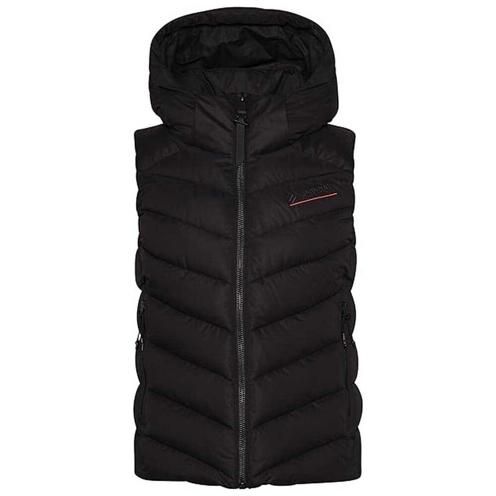 

Жилет Superdry Microfibre Padded, черный