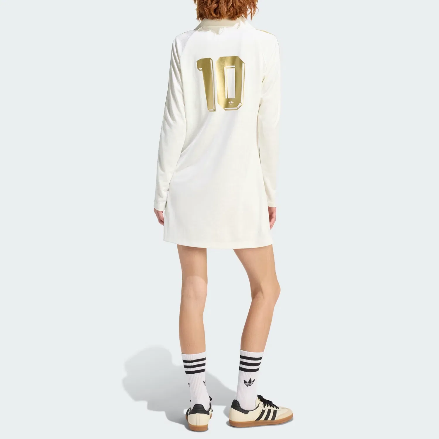 Платье с длинным рукавом Liberty London Adidas Originals Ecru — фото 4
