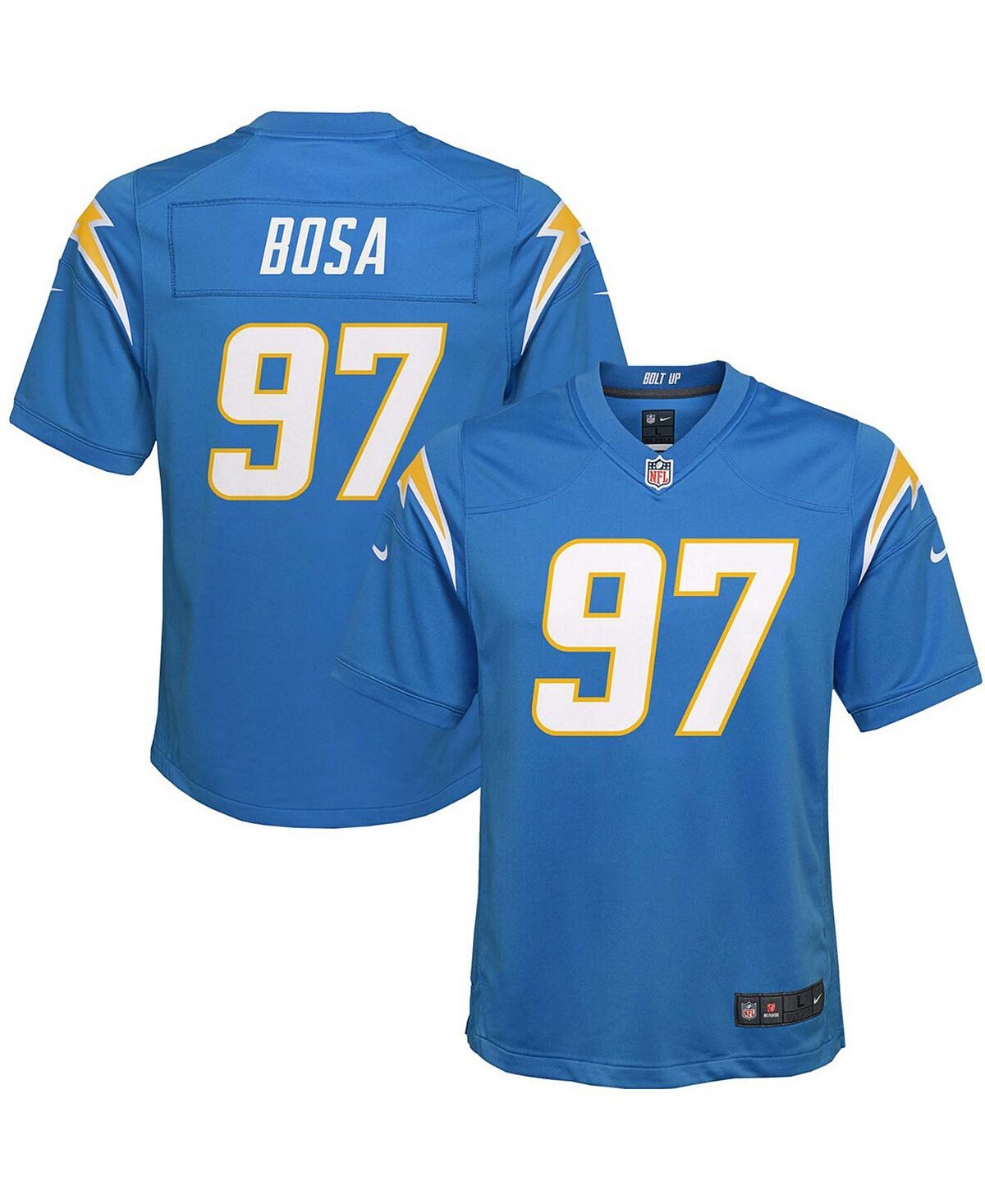 

Футболка Big Boys Joey Bosa Powder Blue Los Angeles Chargers Nike