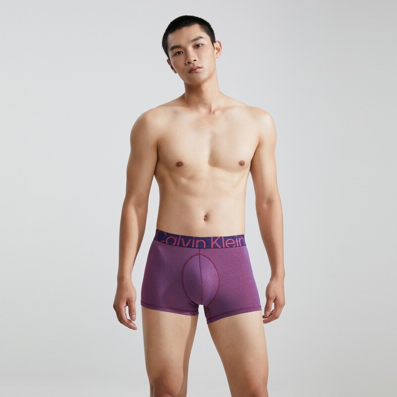 

Трусы-боксеры мужские Calvin Klein жаккардовые, каштановый
