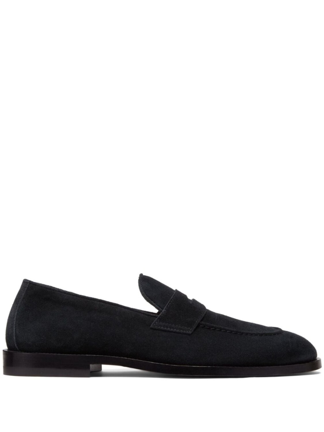 

Brunello Cucinelli замшевые пенни-лоферы, черный