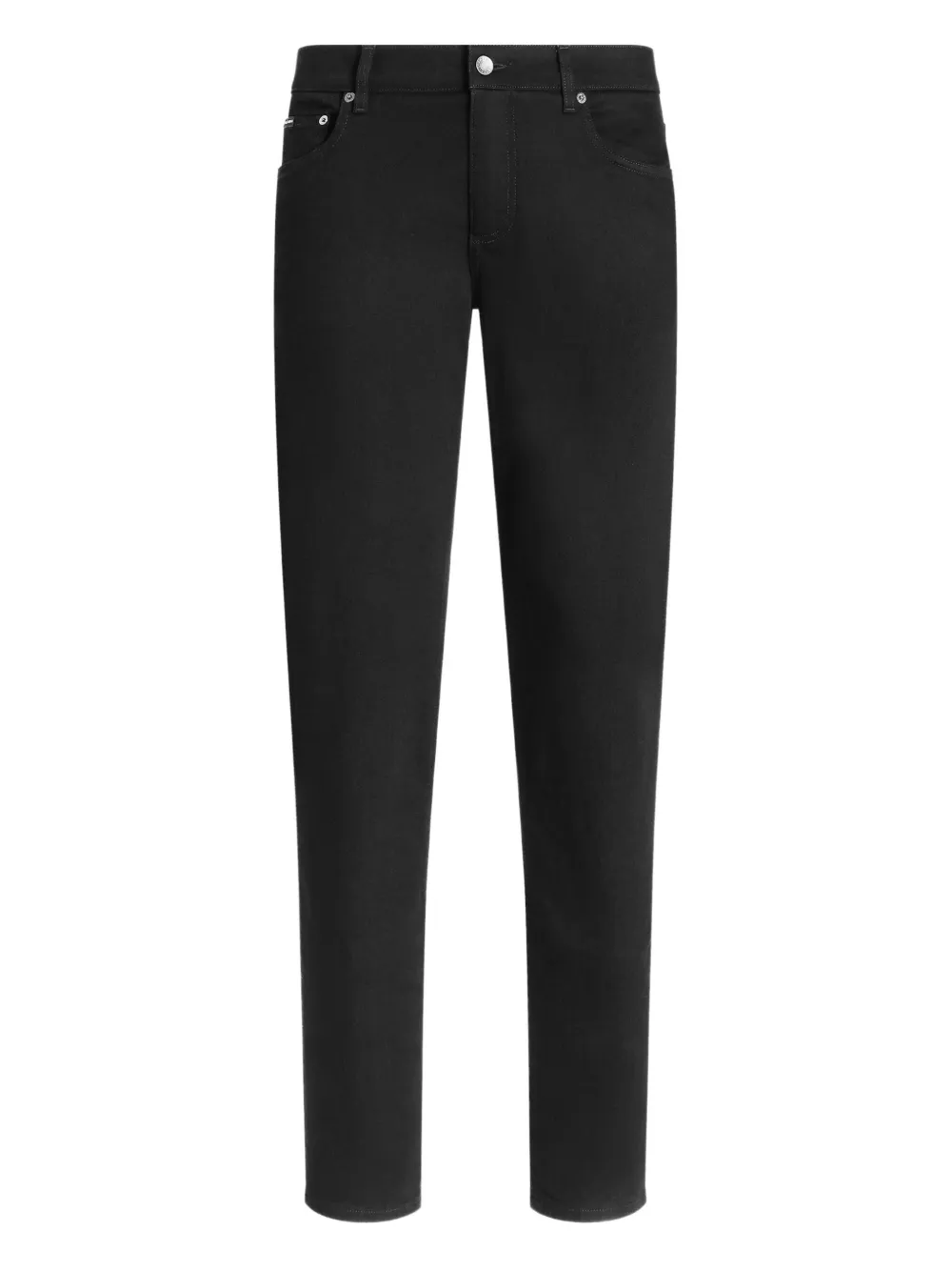 

Джинсы с нашивкой-логотипом Dolce & Gabbana, черный