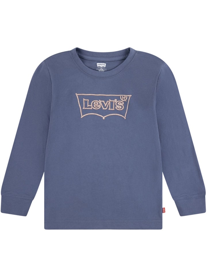 

Рубашка с длинным рукавом Levi's Kids, светло-синий