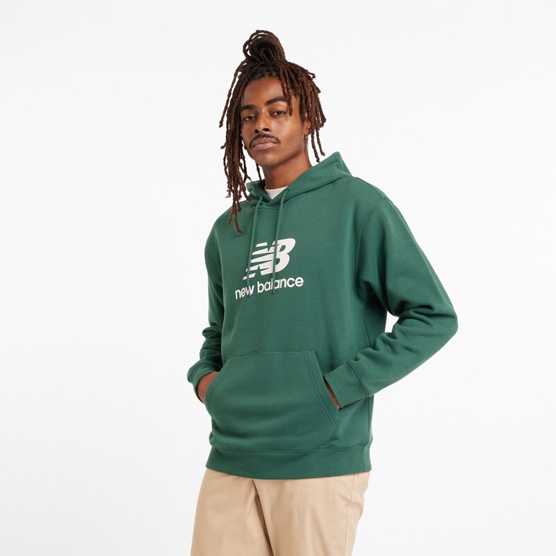 

Толстовка с капюшоном, мужская, стильная толстовка с капюшоном New Balance, зеленый