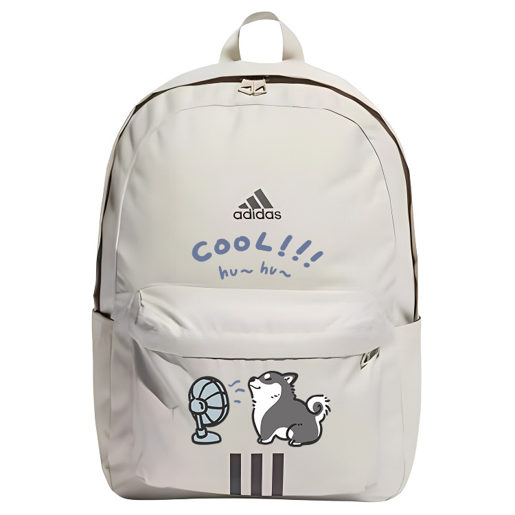 

Adidas Тканевый рюкзак с принтом дракона унисекс светло-серый, Puppy Fan