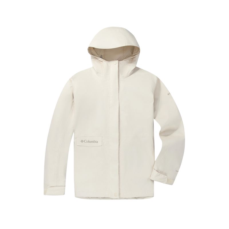 

Водонепроницаемая, ветрозащитная, легкая, дождезащитная ветровка Columbia цвета слоновой кости