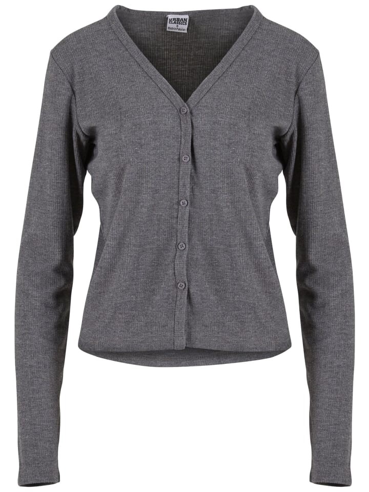 

Кардиган Urban Classics Gestrickte Strickjacke, цвет darkgreymelange