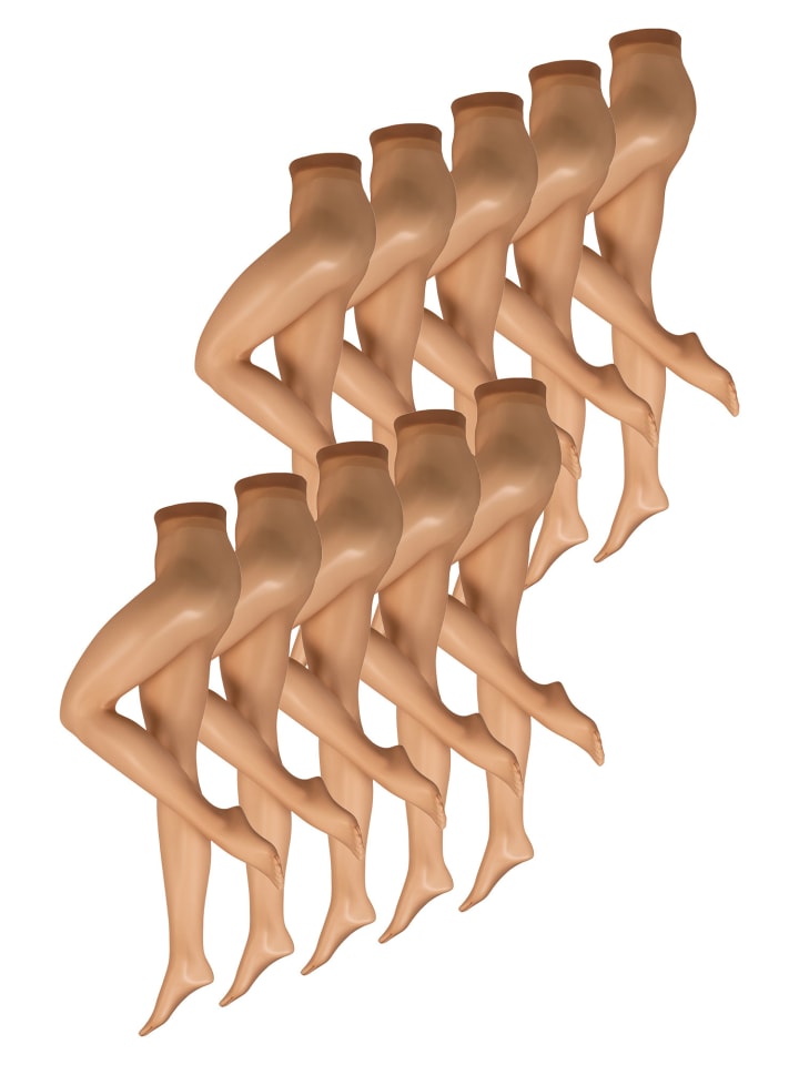 

Nur Die Прозрачные колготки, 15 ден, янтарного цвета