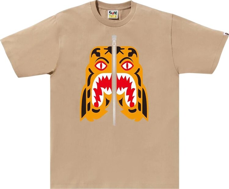 

Футболка BAPE Tiger 'Beige', загар