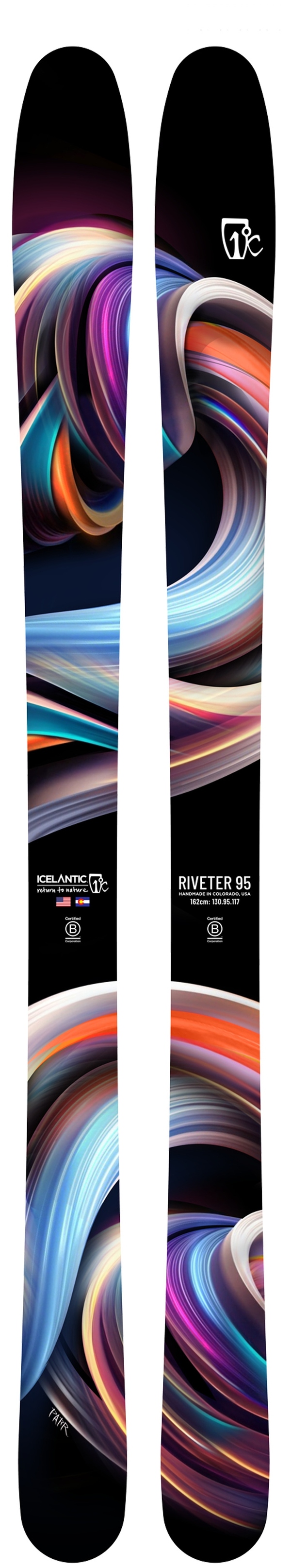 

Новые женские лыжи Icelantic Riveter 95 2026 года, длина 162 см