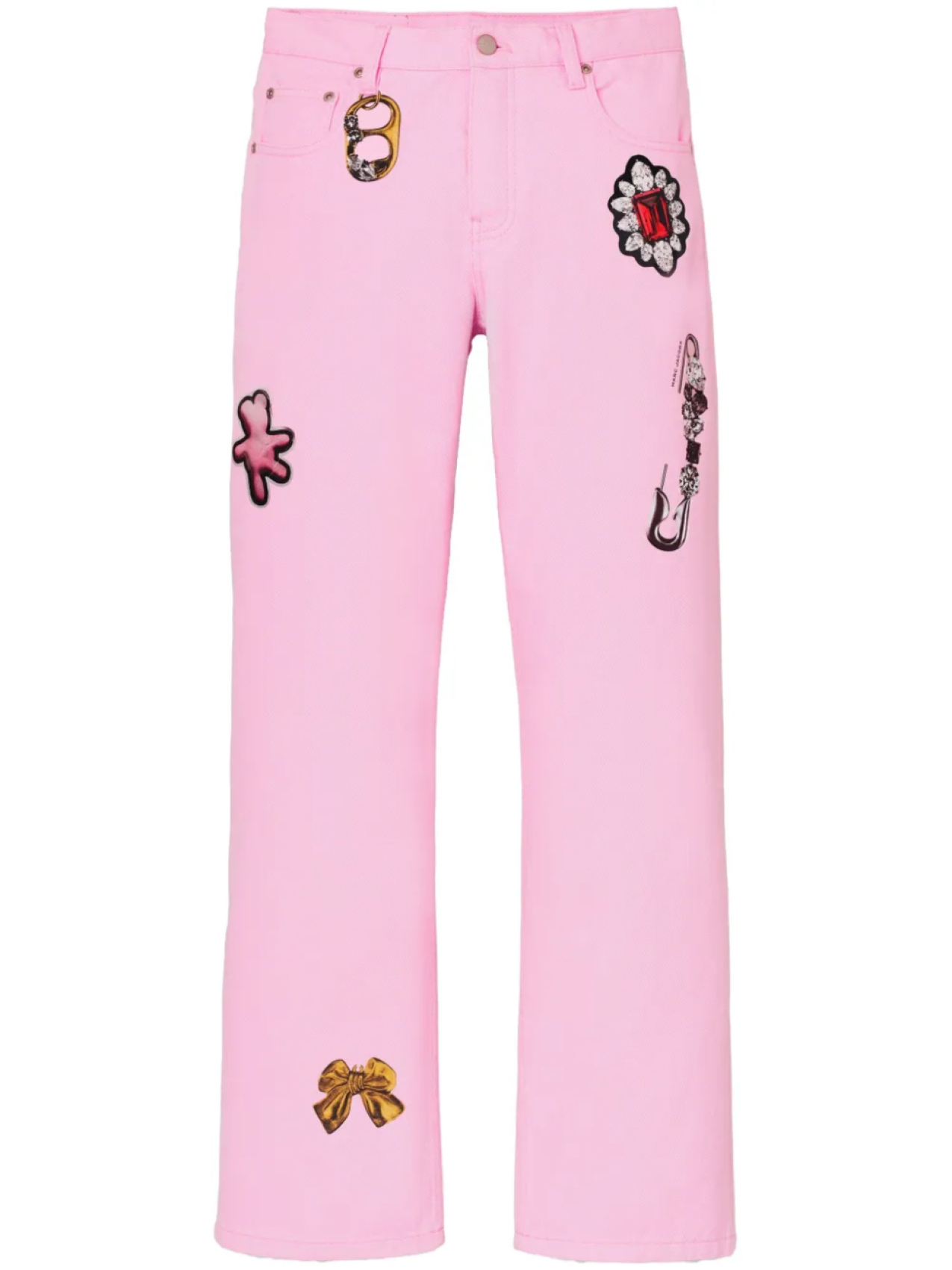 

Джинсы The Runway Charm Straight Marc Jacobs, розовый