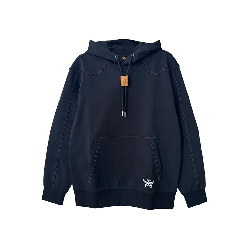 

Толстовка с капюшоном и контрастной строчкой MCM, черный