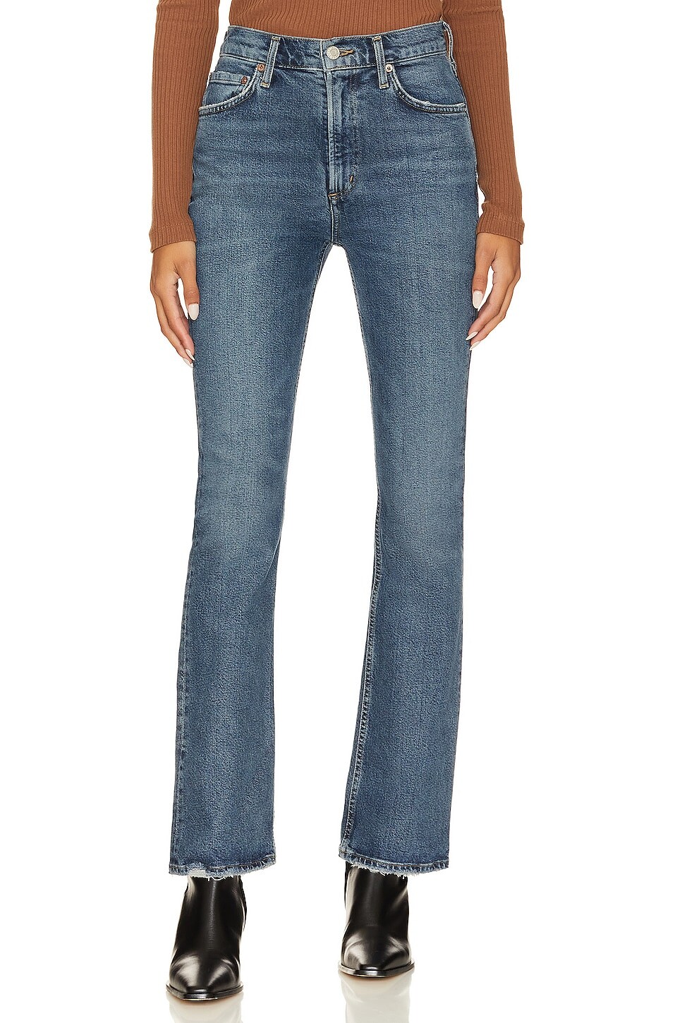 

Ботинки AGOLDE Nico High Rise Slim, цвет Captivate