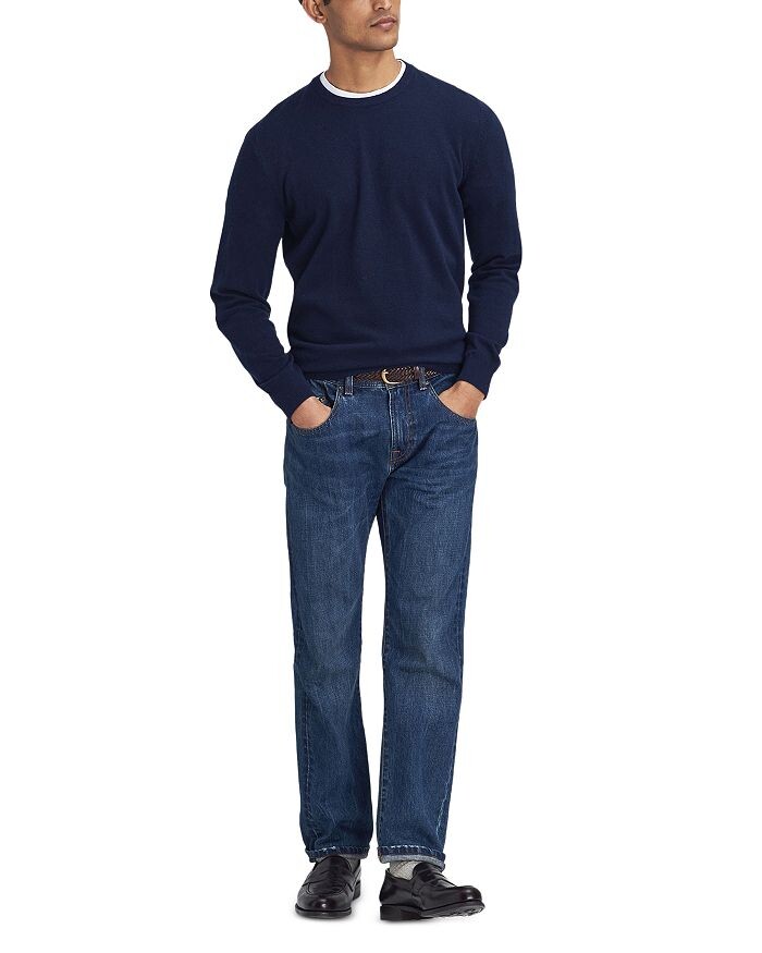 

Свитер с круглым вырезом Barbour Marlow, синий