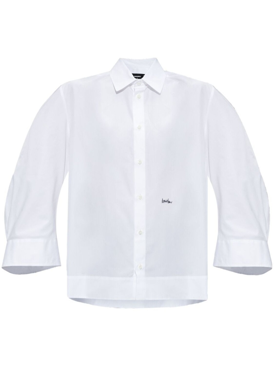 

Dsquared2 рубашка оверсайз с логотипом, белый