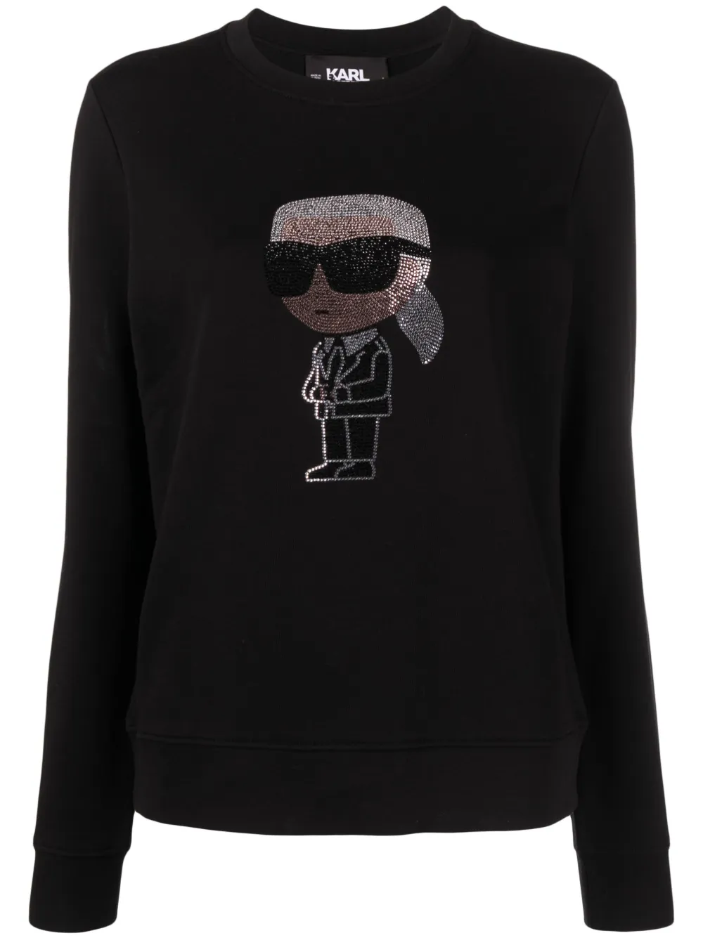 

Декорированная толстовка Ikon 2.0 KARL LAGERFELD, черный