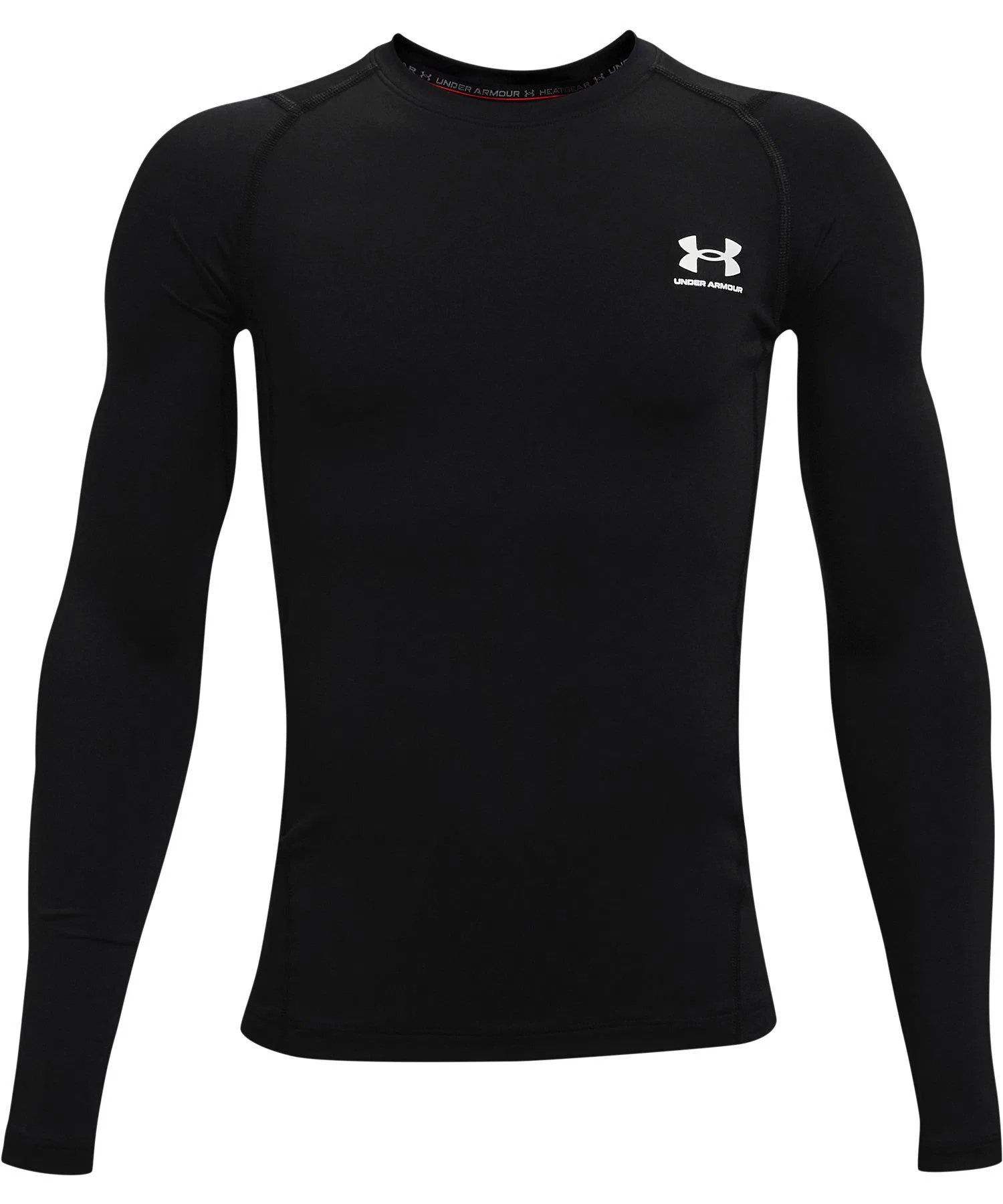 Детская футболка с длинным рукавом UA HeatGear Armor UNDER ARMOUR чёрный