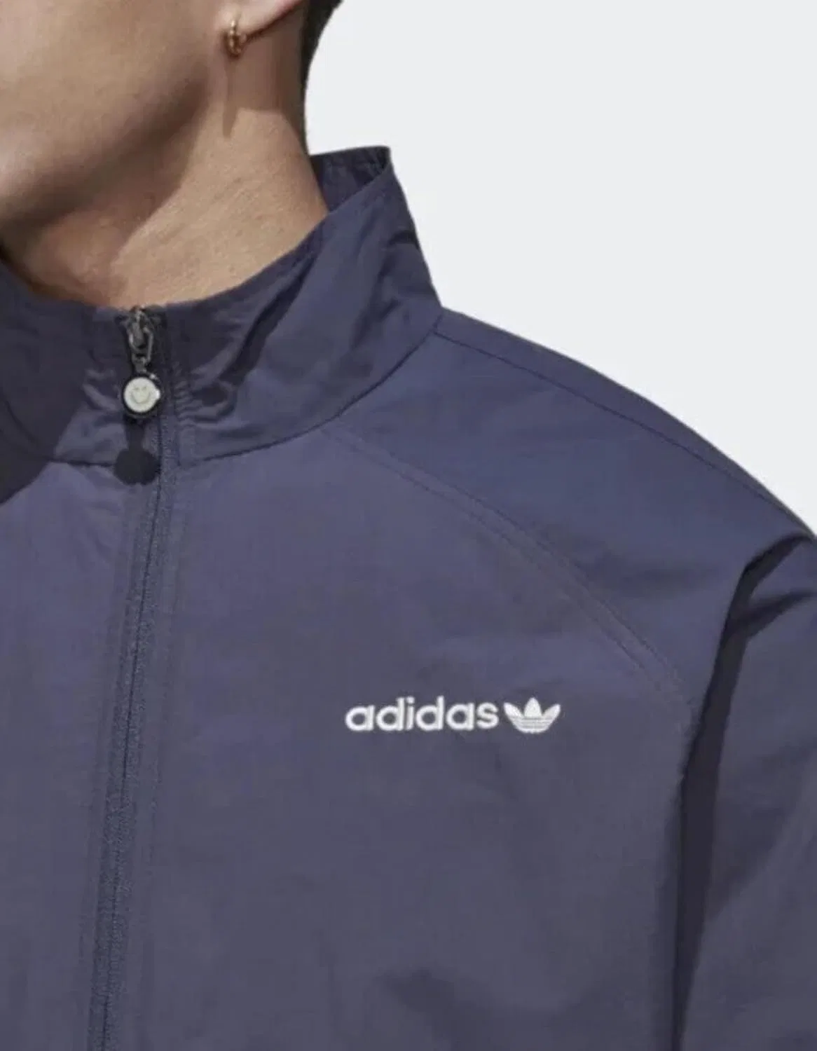 Мужская спортивная куртка Adidas Adaptive Full Zip Track Jacket, цвет Shadow Navy — фото 2