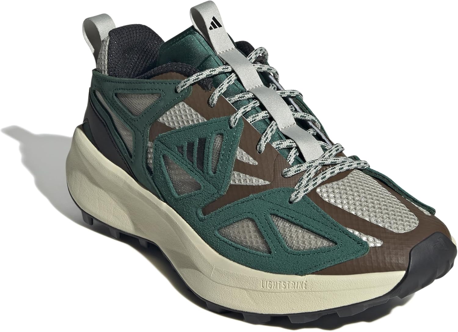 Мужские кроссовки Adidas Kantai Trail, черный/зеленый/серый — фото 4