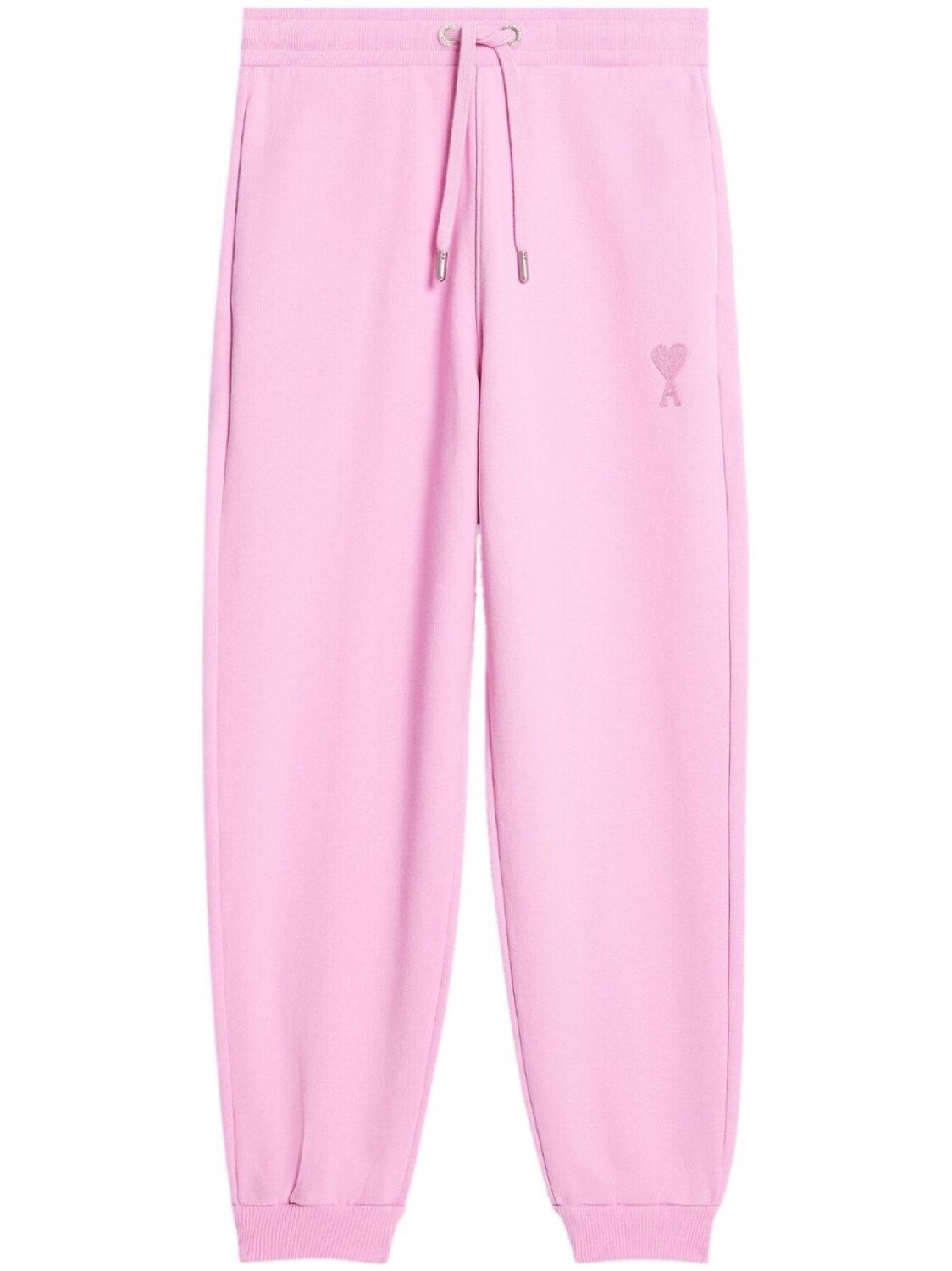 

AMI Paris спортивные брюки с вышитым логотипом, розовый